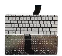 FDMOZRE US/Spanish/Latin laptop Keyboard for HP for stream 11-D 11-D010WM 11-R 11-R010NR 11-P 11-Y 792906-001 794447-001 no frame(White US)