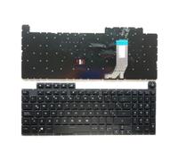 FDMOZRE US Spanish Latin Laptop RGB Keyboard For ASUS for ROG for Strix G17 G731 G731G G731GV G731GT G731GU G712LU G712LV G712LW G712(BROWN)