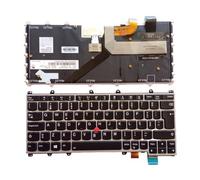 FDMOZRE US UI Russian Spanish Latin UK Arab Brazil Portuguese Laptop Backlit Keyboard For Lenovo for Thinkpad X380 for Yoga 260 370(PT Silver)