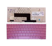 FDMOZRE US UI Spanish Latin Arab Brazil Laptop Keyboard For HP for Compaq for Mini110 for Mini 110 110-1000 102 for Presario CQ10-100(US Pink)