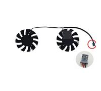 FDMOZRE VGA GPU Video Card Fan,Graphics Cooler,XY-D05510S,HA5510H12F-Z,For MSI GTX1650 1650 LP OC V1 Profile(2Pin HA5510H12F-Z)
