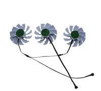 FDMOZRE Video Cards Fan GPU Graphics Card Cooling For Gigabyte RTX 3070 3070Ti VISION OC 8G White Version 3Pcs/Set,T128015SU