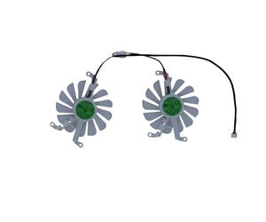FDMOZRE Video Cards Fan,VGA Cooler,T129215SU,2Pcs/Set, For MAXSUN RX 570 for Diamond, For RX570 for Giant