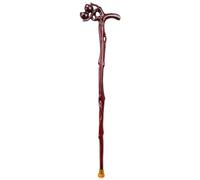 FDOSIJFOS Carved Walking Stick Retro Longevity Peach Swalking Cane for Men, Hand-Carved Mobility with Wrist Strap, Birthday(95Cm(Use Height 183 184Cm))