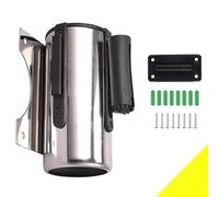 FDOSIJFOS Retractable barrier, Wall Mount Crowd Control Barrier 2/3/5M Can Choose the Strap Color for Grocery Retail Store Stadium(Gelb,3M/9.8FT)
