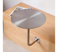 FDOSIJFOS Small dining table, Small Modern Pub Bar Desk for Cafe, Cocktail, Commercial Dining Dessert Shop Office Home Kitchen Indoor/Outdoor Save Space(40 * 45cm/15.8 * 17.7in)