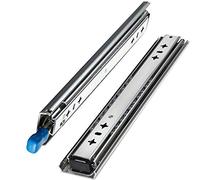 FDQAMLKX Heavy Duty Drawer Runners with Lock 750mm Full Extension Ball Bearing Slides for Smooth Reliable Residential Storage Solutions