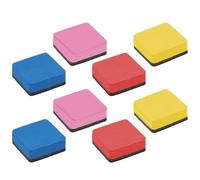 FDRJKN 8 Pack Whiteboard Eraser, Dry Erase Erasers White Board Eraser, Dry Erasers Chalkboard Cleaner Wiper for Cleaning Drywipe Boards, Colorful Marker Erase Supplies for Lassroom Office Glass Home