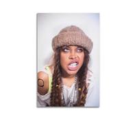 FDRPMHC Erykah Badu Poster 4 Canvas Wall Art Decor Living Room Modern Family Bedroom 20x30inch(50x75cm) Unframe-style