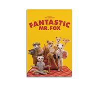 FDRPMHC FANTASTIC MR. FOX 2 Canvas Wall Art Decor Living Room Modern Family Bedroom 12x18inch(30x45cm) Unframe-style