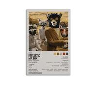 FDRPMHC Fantastic Mr. Fox Canvas Wall Art Decor Living Room Modern Family Bedroom 08x12inch(20x30cm) Unframe-style