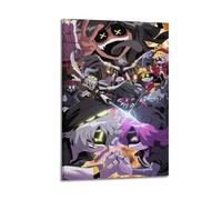 FDRPMHC Murder Poster Drones Anime Canvas Wall Art Decor Living Room Modern Family Bedroom 12x18inch(30x45cm) Frame-style