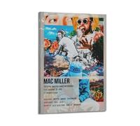 FDRPMHC Music Mac Poster Miller Canvas Wall Art Decor Living Room Modern Family Bedroom 24x36inch(60x90cm) Frame-style