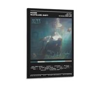 FDRPMHC Wasteland，Baby! by Hozier Canvas Wall Art Decor Living Room Modern Family Bedroom 08x12inch(20x30cm) Frame-style