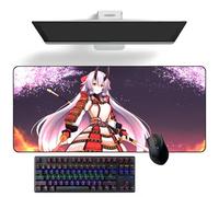 FDSAD Anime mouse pad Fate/Grand Order Tomoe Gozen Anime Desk Mat Keyboard Mat Large Mouse Pads Rubber Mouse Mats