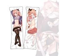FDSAD Dakimakura Fate/Grand Order Astolfo Anime Body Pillow Cover Dakimakura Short Plush Throw Pillowcase, A1001