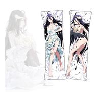 FDSAD Dakimakura Overlord Albedo Anime Body Pillow Dakimakura Double Sided Body Pillow Cover, A1001