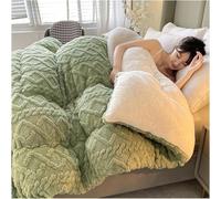 FDSAGHJ Thickened Super Soft Double Sided Luxury Winter Quilt, Insulation Hibiscus Heavy Quilt Thick Fluffy Breathable Bedding Comforter(C,150x200cm/4kg)