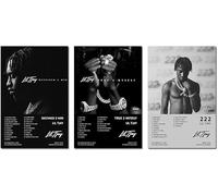 FDSFE Lil Tjay Album Cover Limited Edition Posters (Set of 3) Bedroom Decor Office Room Decor Gift Unframed 12x18inch(30x45cm)