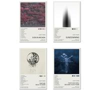 FDSFE Sleep Token Poster Album Cover Limited Edition Canvas Poster Bedroom Decor Landscape Office Room Decor Gift(Set of 4) Unframed 8x12inch(20x30cm)