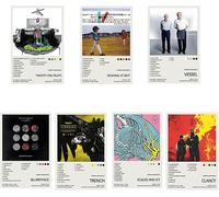 FDSFE Twenty One Pilots Album Cover Limited Edition Canvas Poster Bedroom Decor Landscape Office Room Decor Gift (Set of 7) Unframed 8x12inch(20x30cm)