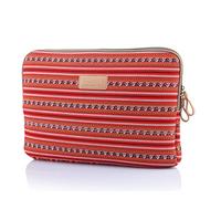 fdsmall 10 Inch Laptop Bag Waterproof Neoprene Laptop Sleeve Case - Notebook Case Bag for Acer/Asus/Dell/Lenovo/HP/Samsung (Ethnic Style Red)
