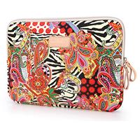 fdsmall 11.6 Inch Neoprene Laptop Sleeve Case - Waterproof Notebook Case Bag for Acer/Asus/Dell/Lenovo/HP/Samsung (Big Red Flower)