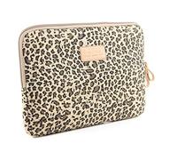 fdsmall 12 Inch Laptop Bag Waterproof Neoprene Laptop Sleeve Case Notebook Case Bag for Acer/Asus/Dell/Lenovo/HP/Samsung (Leopard Brown)