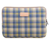 fdsmall 12 Inch Laptop Bag Waterproof Neoprene Laptop Sleeve Case Notebook Case Bag for Acer/Asus/Dell/Lenovo/HP/Samsung (Plaid Green)