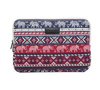 fdsmall 12 Inch Neoprene Laptop Sleeve Case - Waterproof Notebook Case Bag for Acer/Asus/Dell/Lenovo/HP/Samsung (Elephant Red)