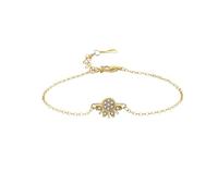 fdsmall 14K Gold Plated Bracelets for Women Gold Sun and Moon Couple Elegant Adjustable Bracelet Jewelry (Sun)