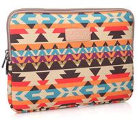 fdsmall 15.6 Inch Laptop Bag Waterproof Neoprene Laptop Sleeve Case Notebook Case Bag for Acer/Asus/Dell/Lenovo/HP/Samsung (Geometric Orange)
