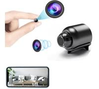 fdsmall Mini Spy Camera 1080P Surveillance Camera Live Transmission Mobile Phone App for Indoor WiFi Video Surveillance Small WiFi Baby Monitor Security Camera Compact Pet Camera Motion Sensor Night