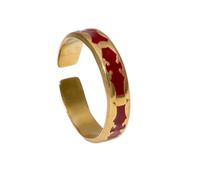 fdsmall Vintage Rings for Women Chunky Gold Non Tarnish Statement Ring, Boho Stackable Open Stacking Rings,Trendy Jewelry (474)