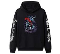 FDTURES 2024 Harajuku Manga Solo Leveling Sung Jin-Woo Ogen Hoodies Mannen Grappige Anime Cool Gedrukt Fashion Casual Winter Oversized S-color8||XXS
