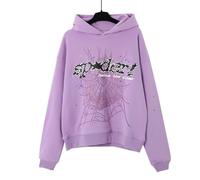 FDTURES 2024 Sp5de Trendy Fashion Couple Star Foam Printed Hoodie for Men and Women-color14||XL
