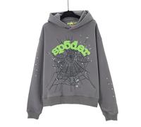 FDTURES 2024 Sp5de Trendy Fashion Couple Star Foam Printed Hoodie for Men and Women-color15||M