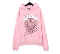 FDTURES 2024 Sp5de Trendy Fashion Couple Star Foam Printed Hoodie for Men and Women-color9||XL