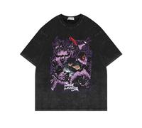 FDTURES Solo Leveling T-Shirt Unisex Short Sleeve Crew Neck Cotton Tee Sung Jinwoo Cosplay Plus Size 5XL New Anime Merch-color9||XXL