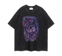 FDTURES Solo Leveling T-Shirt Unisex Short Sleeve Crew Neck Cotton Tee Sung Jinwoo Cosplay Plus Size 5XL New Anime Merch-color1||L