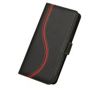 FDUJINH Leather Cover for Iphone 17 Pro Max/17 Pro/Air/17, Wallet Stand Case Magnetic Closure Flip Folio Protection Business Case,Black,17 Pro Max