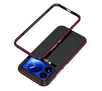 FDUJINH Metal Case for Xiaomi 17 Pro Max/17 Pro/17, Aluminum Alloy Bumper Frame Cover Slim No Back Shockproof Case Shell,Red,17 Pro
