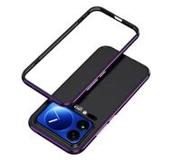FDUJINH Metal Case for Xiaomi 17 Pro Max/17 Pro/17, Aluminum Alloy Bumper Frame Cover Slim No Back Shockproof Case Shell,Purple,17