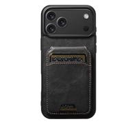 FDUJINH Purse Case for Iphone 17 Pro Max/17 Pro/17 Air/17, Leather Wallet Phone Cover Card Slot Holder Stand Business Phone Case,Black,17 Pro Max