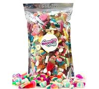 FDUK Pick N Mix - Certified Halal 500g Fizzy & Gummy Mixed Retro Sweets - Perfect Candy Gift - Mixed Sweets Quality Pack - Sweeties for Holiday Treats in Bulk Cheap