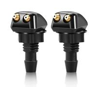 FDWPJYO 2 Pcs Car Water Spray Jet Nozzle Front Windshield Washer For jeep Wrangler jk Cherokee Compass Patriot Renegade Accessories