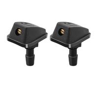 FDWPJYO 2Pcs Auto Car Windshield Washer Wiper Water Spray Nozzle for Peugeot 307 206 308 3008 306 407 205 508 406 107 Traveller Expert