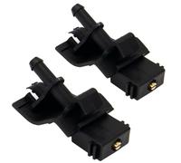 FDWPJYO 2Pcs Wiper Front Windshield Wiper Washer Jet Nozzle Hood Liquid Sprayer For Mitsubishi Outlander 3 GF GG ZJ ZK ZL 12-20