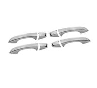FDWPJYO Black Chrome Car Door Handle Cover Trim Sticker Styling Accessories For VW Golf 6 MK6 For Skoda SUPERB 2009-2013