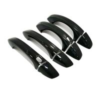 FDWPJYO Black Chrome Car Door Handle Cover Trim Sticker Styling Accessories For VW Golf 6 MK6 For Skoda SUPERB 2009-2013